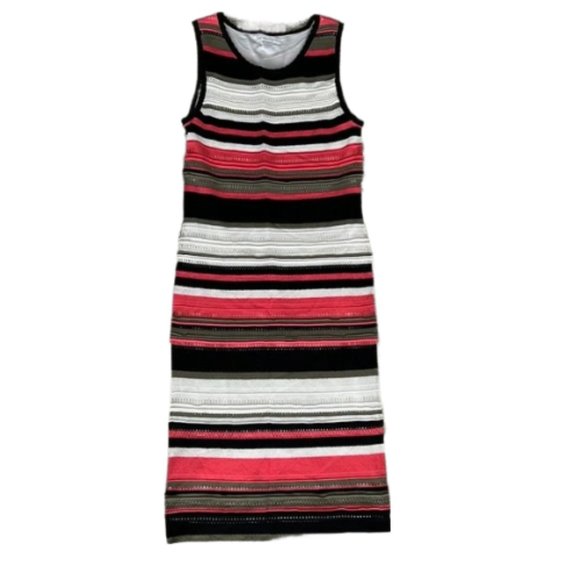New York & Company Striped Midi Dress Size XS - Picture 1 of 6